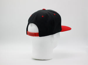 Black / Red 43 - YP CLASSICS® premium snapback 2-tone cap