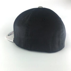 43 Black and Silver FlexFit® Fitted cap