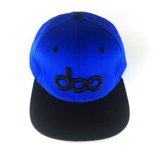 Load image into Gallery viewer, DOC Blue/Black two-toned Snapback