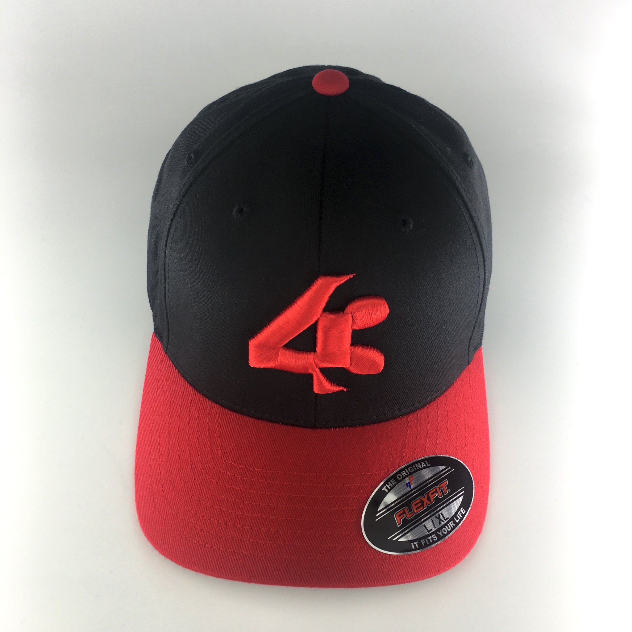 43 USA Black and two FortyThree™ Red – toned Flexfit Fitted
