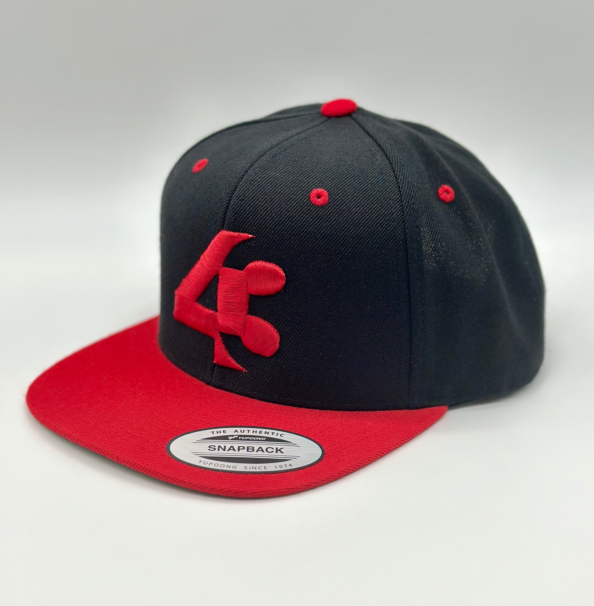 snapback YP Red 43 2-tone cap Black - premium – / USA FortyThree™ CLASSICS®